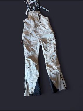 VITEC MONTEC Women's White Snow Bib Pants